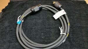 New Hubbell 30A-250V Twist-lock Connectors Male/Female HBL2623EBK &amp; 15’ cord