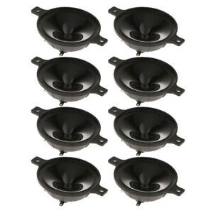 8Pcs New Audio Tweeters Round Piezoelectric Tweeter Speaker Buzzer DIY