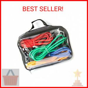 Bungee Cord Assortment - Premium 16 Piece Set with Plastic Coated Metal Hooks