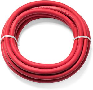 1/0 Gauge Torbon X - 50 Feet Red - 100% Copper Premium Industrial Grade Extra Fl