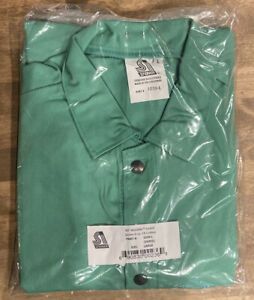 New Steiner 40&#034; Weldlite Green Large Welding Jacket 1039-L