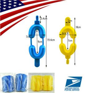 USA 100Pcs/Pack Dental Fluoride Dual Arch Trays For Gel or Foam L/M