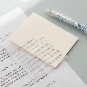 Supplies School Sticky Note Paper Writing Pads Transparent Memo Pad Check List