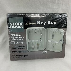 Store House 20 Hook Wall Mounting Key Box NEW