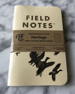 Field Notes Abercrombie Heritage edition