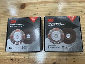3m Cut &amp; Grind Wheel With Quick Change Hub 2-pack