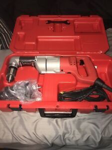 Milwaukee 1107-1 Right Angle 1/2 Inch Drill With Case