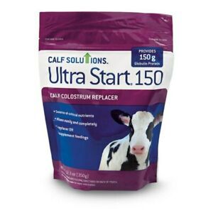 Cal Solutions Colostrum Supplement Ultra Start 150 Newborn Dairy Beef 12.3 oz