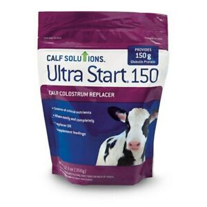 Cal Solutions Colostrum Supplement Ultra Start 150 Newborn Dairy Beef 12.3 oz
