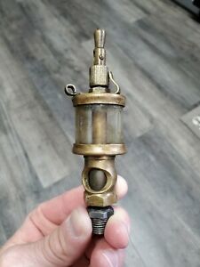 LUNKENHEIMER No. 0 FIG. 1300 SENTINEL BRASS Oiler Hit Miss Gas Engine Antique