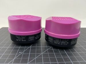 Chemical Cartridge Organic Vapors Filter Pair 1091-00