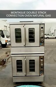 MONTAGUE DOUBLE STACK CONVECTION OVEN-NATURAL GAS
