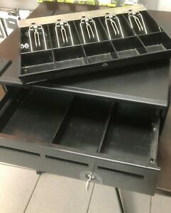 MMF Cash Register Drawer Val-U Line  Printer Driven With 2 Keys  US 8-5Tray