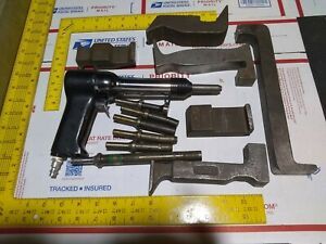 ATS  4X Rivet Gun Kit FREE SHIP AIRCRAFT AVIATION RV4  BUCKING BAR TESTED GOOD.