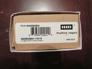 HID 6005BGB00 Proximity ProxPoint Plus Reader, Wiegand Interface, 18&#034; Wire Pigta