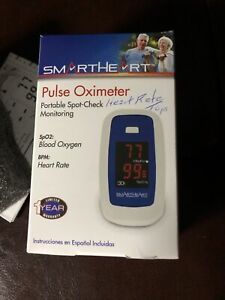 SmartHeart Economy Finger Pulse Oximeter #11-50K new open box blood pressure