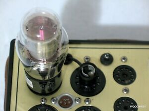 Lafayette 38-0112 (aka EMC 215) Tube &amp; Transistor Tester + Manual &amp; Charts Works