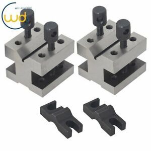 1-3/8x1-3/8x1-3/16&#034; Capacity V-Block V blocks Clamp hardened air Set .0002&#034;