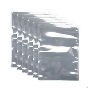 50 Pk uxcell Antistatic Shield Shielding Bag Flat Open Top 8”x13.8”