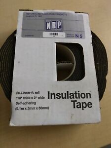 NRP - Insulation Tape N5 30 Linear Ft 1/8&#034; thick x 2&#034; wide self-adhering