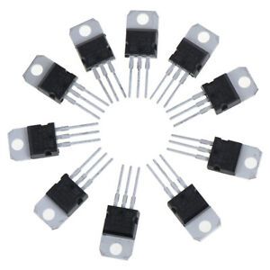 10 pcs new TIP142T in-line TO-220 NPN Darlington transistors Voltage RegulfaURU