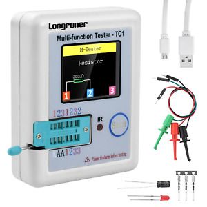 Multi-function Tester, Longruner 1.8 inch Colorful Display Pocketable Multifunct