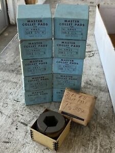 WARNER &amp; SWASEY #4 COLLET PADS HEX 1-1/4&#034;