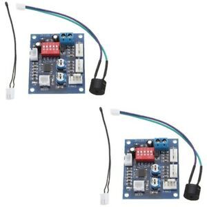 2 PCS DC 12V 4 Wire PWM PC CPU Fan Temperature Control Speed Controller ModuleM8