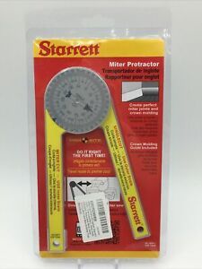 New Starrett Pro Site Series Miter Saw Protractor 505P-7