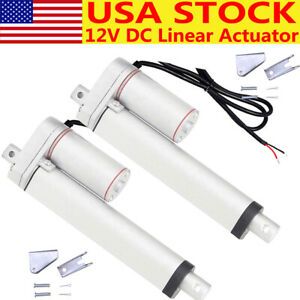 2 Dual Linear Actuator 8&#039;&#039; Stroke 220lbs Max Load 100KG Electric  Motor Lift EL