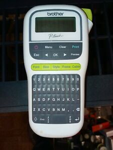 Brother PT-H110 Portable Thermal Label Maker - White