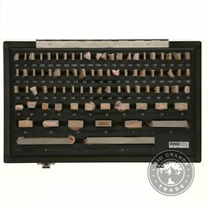 OPEN BOX HHIP 4101-021 Rectangular Gage Block Set AS 1 Grade in Steel - 81 Piece