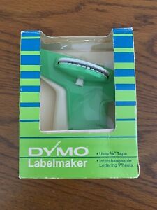 Vintage DYMO Home Label Maker Labeled Model 1720 Vinyl Tape In Box Prop