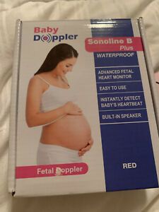 BABY DOPPLER Sonoline B - Baby Monitor - Fetal Heart Rate Monitor -Red