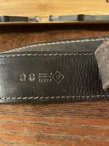 Aker Black Leather Duty Belt w/ Buckle  Size 36