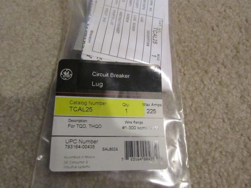 Box of 12 New GE Circuit Breaker Lugs TCAL25 fo TQD, THQD #1-300 kcmil CuAl