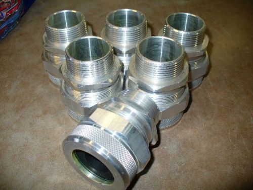 Cable grips 1-1/4&#034; hub x 7/8&#034; max. cable size. remke lot of 6  cable grips for sale