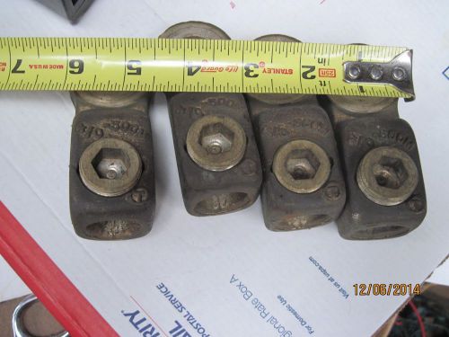 Lot of 4 (#s-1237) 4/0-500mcm copper lug for sale
