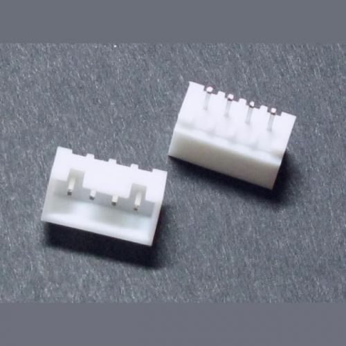 100x wafer 4-pin 0.1” pcb shrouded male square header de3845 for sale