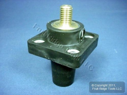 New leviton black 16 series cam female receptacle panel outlet 3/4&#034; 400a 16r24-e for sale