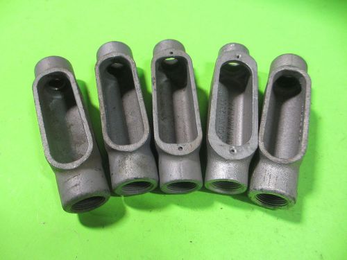 Assorted conduit bodies 3/4&#034; #c27 (lot of 5) &lt;see add. specs&gt; for sale