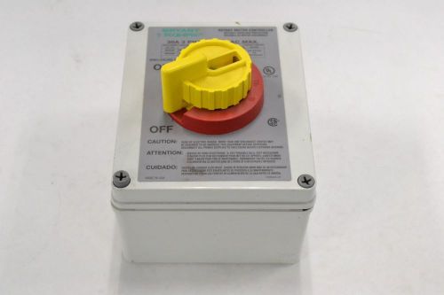 BRYANT 664X33D ROTARY CONTROLLER 3PH 30A AMP 600V-AC DISCONNECT SWITCH B317853