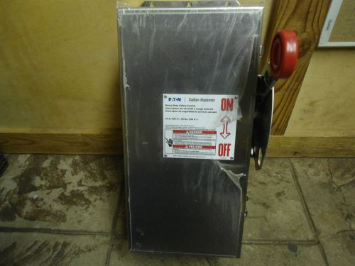 Cutler Hammer heavy duty safety switch DH361FWK STAINLESS STEEL 30a-600v 3 pole