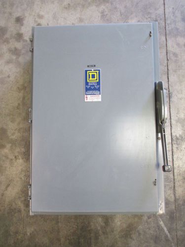 Square d h325 400 amp 240v fusible safety switch disconnect series d2 400a h-325 for sale