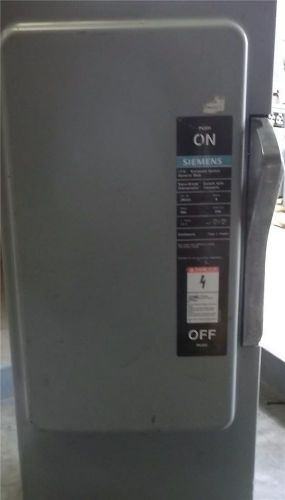 Siemens JN424 200 Amp&#034; Disconnect&#034;Safety Switch