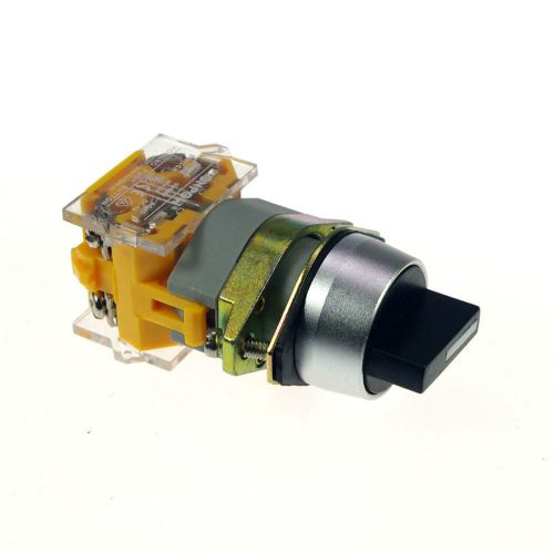 22mm mount round selector select switch 2 position latching 1 no 1 nc for sale
