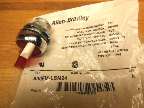Allen Bradley 800FM-LSM24 illuminated selector switch