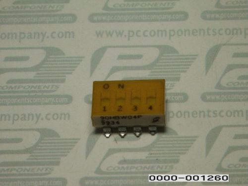 35-PCS SWITCH 4 POSITION DIP GULL SEALED GRAYHILL 90HBW04P 90HBW04