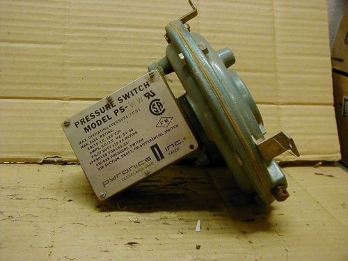 Pyronics Air / Gas Pressure Switch, PS-WW, 120/240 V - 5.0/2.5 Amp, Max PSI - 1