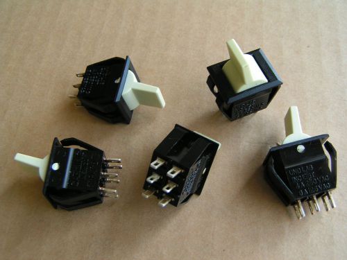 10 pcs Mini Toggle Switch DPDT 13 x 15 mm 4/8A 125/250v NOS